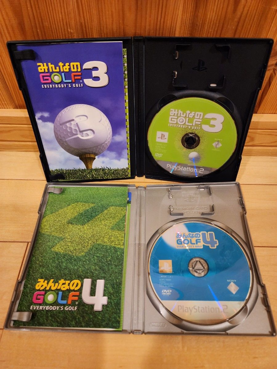 プレイステーション2 みんなのゴルフ3 4 PS2