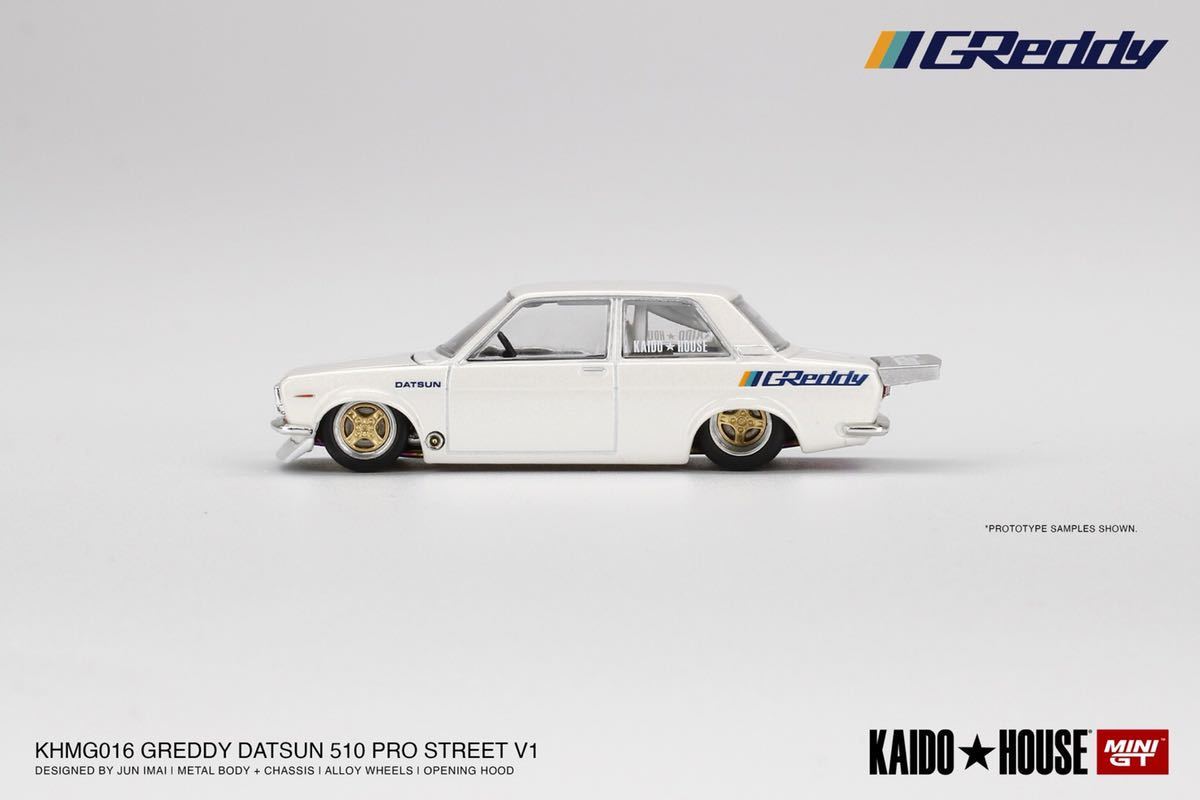 1/64 KaidoHouse MINIGT Datsun ダットサン　510 PRO 白_画像2