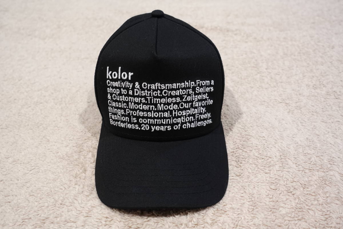 安い限定品】 kolor - kolor NEWERA District UNITED ARROWS キャップ