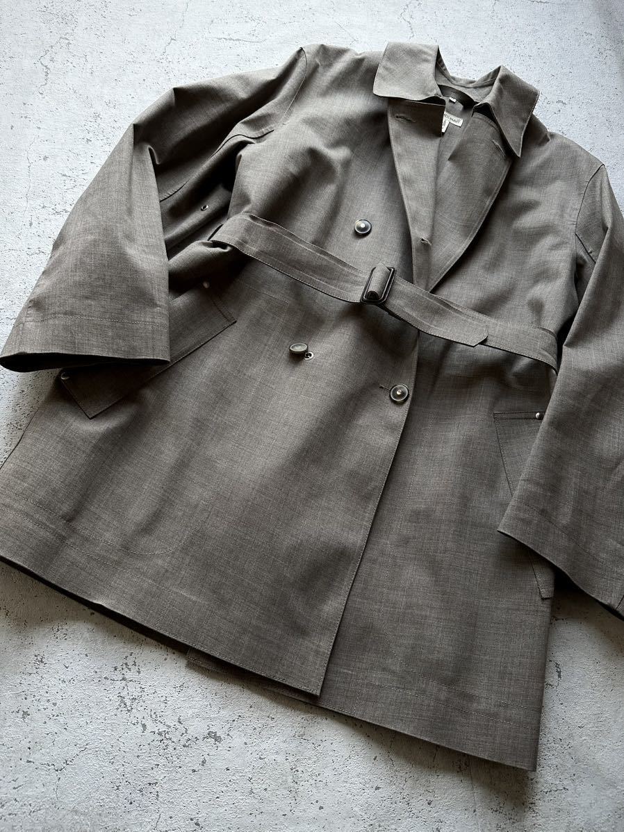 ★ 激レアHERMES MACKINTOSH MARGIELA TRENCH COAT VINTAGE エルメス マッキントッシュ マルジェラ期 トレンチコート オールド ビンテージ_画像1