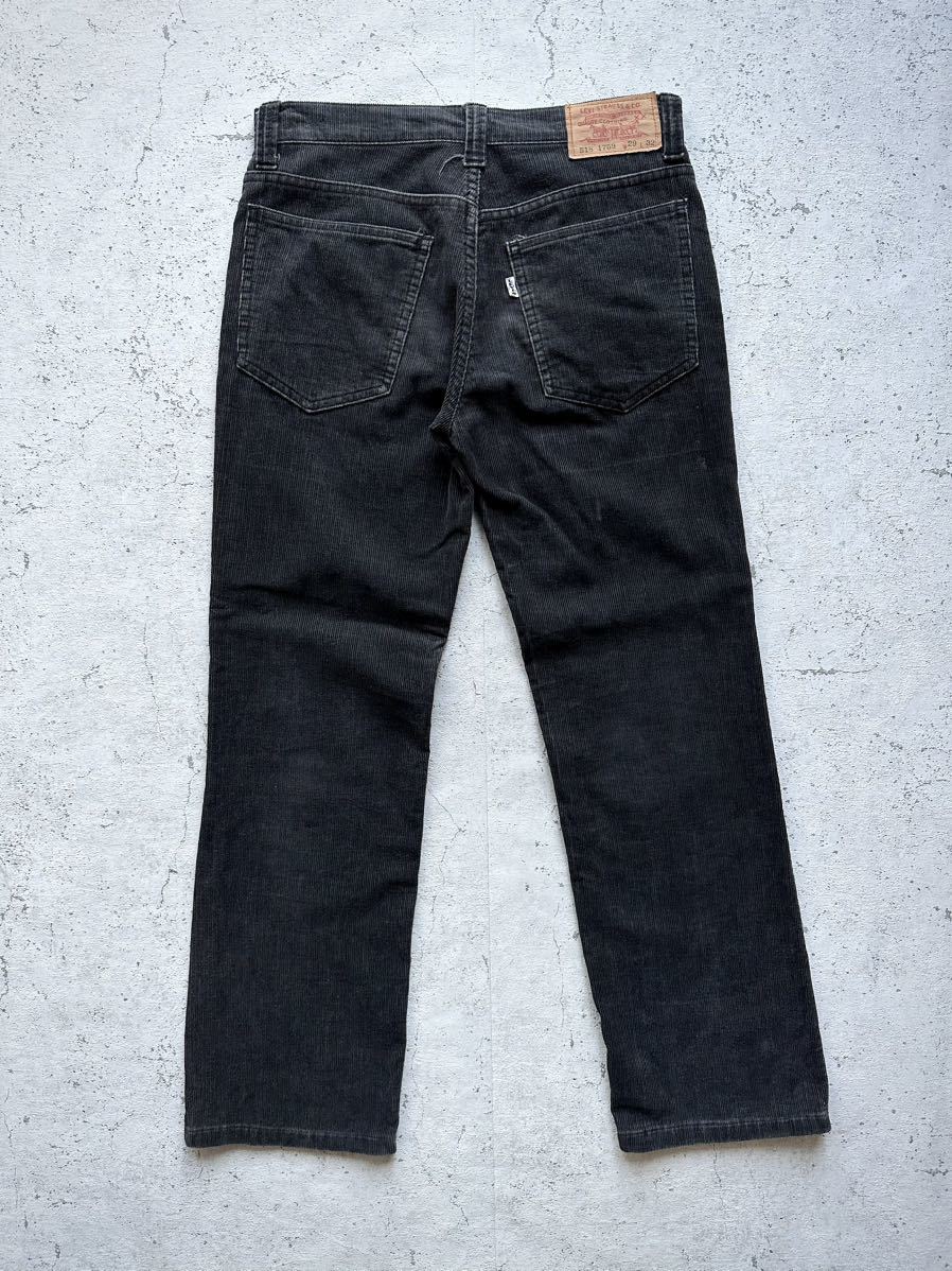 60s-70s LEVI’S BIG-E 518 CORDUROY BLACK VINTAGE リーバイス ビッグE 518-1759 コーデュロイパンツ ブラック オールド ビンテージ / 519_画像3