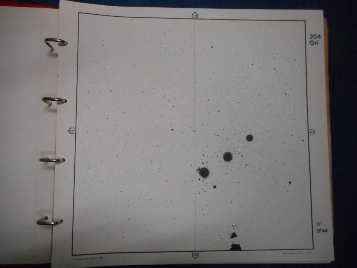 即決　『フェーレンベルク写真星図第3巻 ATLAS STELLARUM　3』星座早見、天体観測、Astronomy, Star map, Celestial chart, Planisphere