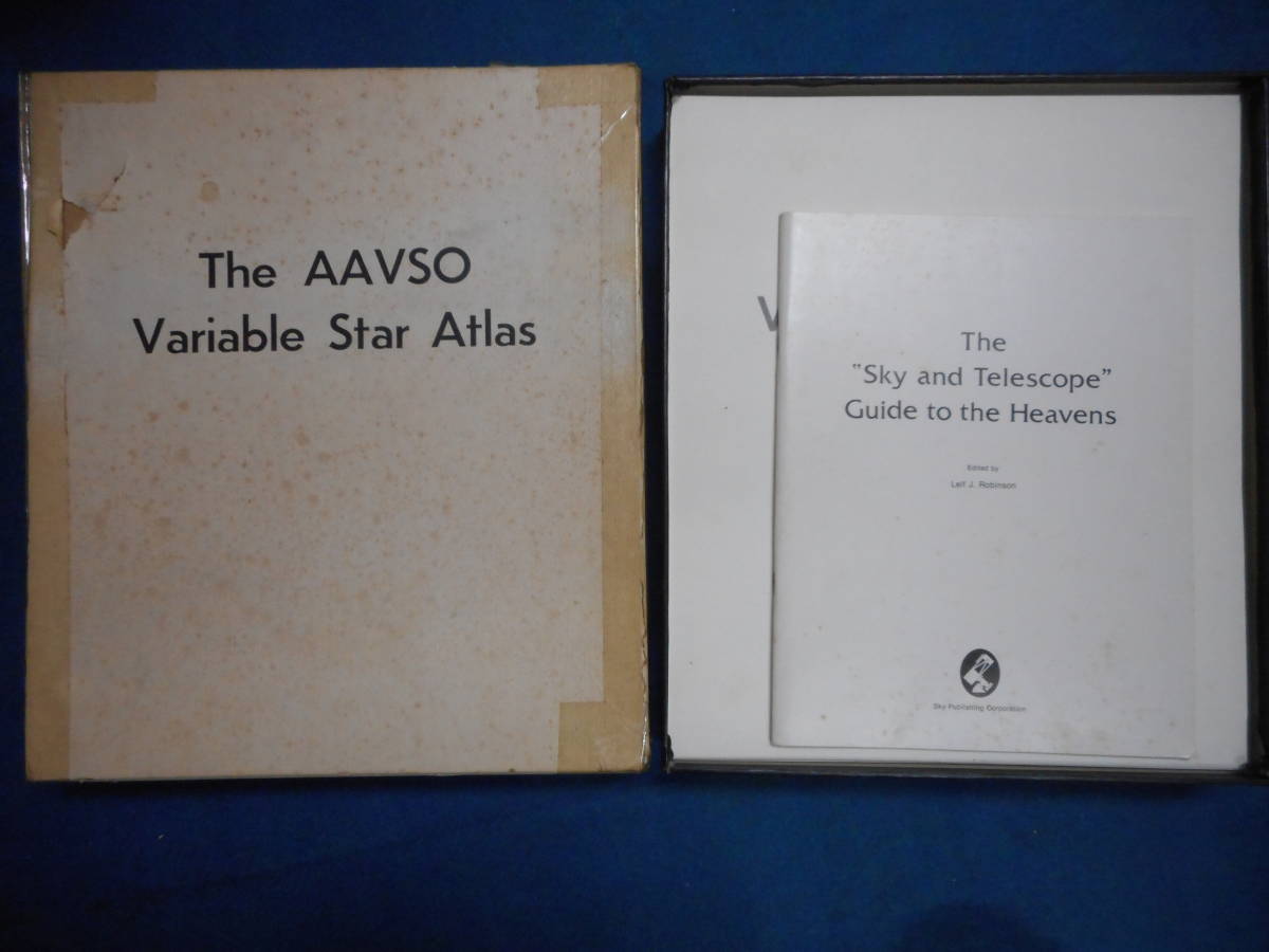 直送商品 STAR VARIABLE AAVSO 即決 1980年『AAVSO変光星星図 ATLAS