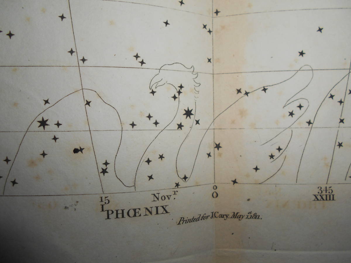 即決1811年英国『ウオラストン星図第2図』星座早見盤、天文暦学書、アンティーク、Astronomy, Star map, Celestial chart, Planisphere - 天文、宇宙 即決1811年英国『ウオラストン星図第2図』星座早見盤、天文暦学書、アンティーク、Astronomy, Star map, Celestial chart, Planisphere - 天文、宇宙