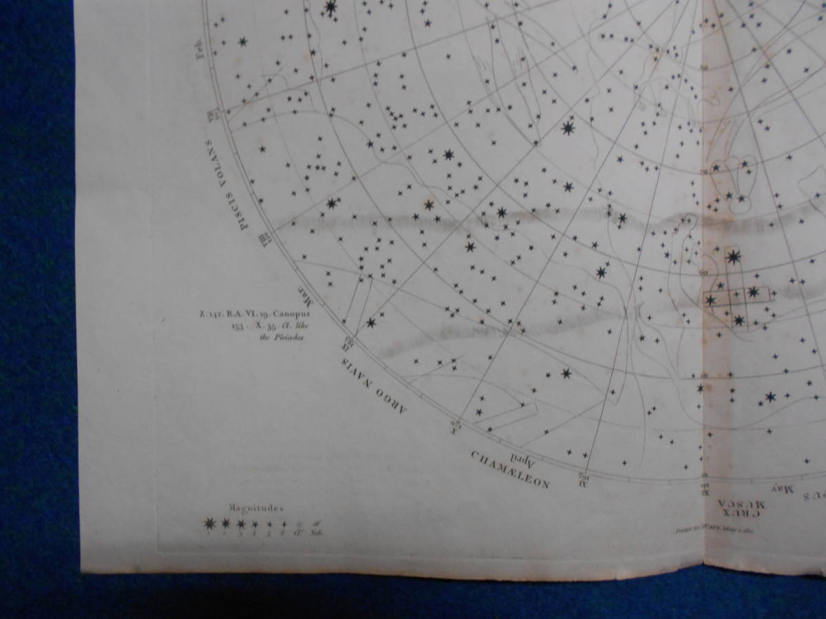 即決1811年英国『ウオラストン星図第10図』星座早見盤、天文暦学書、アンティーク、Astronomy, Star map, Celestial chart, Planisphere - 天文、宇宙 即決1811年英国『ウオラストン星図第10図』星座早見盤、天文暦学書、アンティーク、Astronomy, Star map, Celestial chart, Planisphere - 天文、宇宙