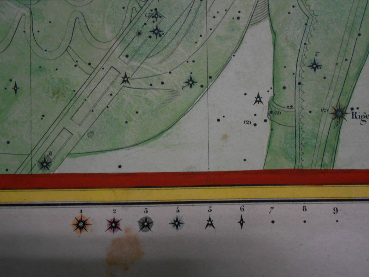 即決1835年ドイツ『ホッフマン星図第5b図』星座早見盤、天文暦学書、アンティーク、Astronomy, Star map, Celestial chart, Planisphere - 天文、宇宙 即決1835年ドイツ『ホッフマン星図第5b図』星座早見盤、天文暦学書、アンティーク、Astronomy, Star map, Celestial chart, Planisphere - 天文、宇宙