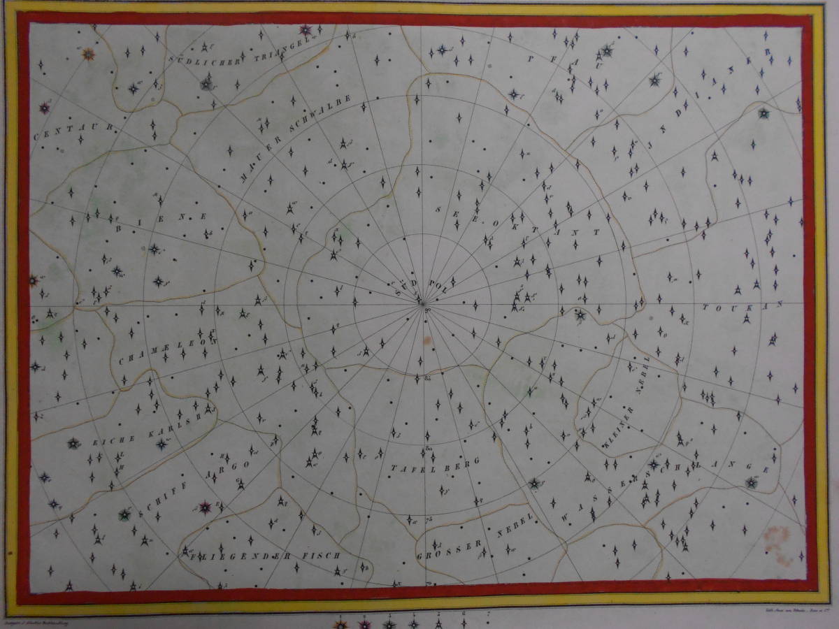 即決1835年ドイツ『ホッフマン星図第21図』星座早見盤、天文暦学書、アンティーク、Astronomy, Star map, Celestial chart, Planisphere 即決1835年ドイツ『ホッフマン星図第21図』星座早見盤、天文暦学書、アンティーク、Astronomy, Star map, Celestial chart, Planisphere