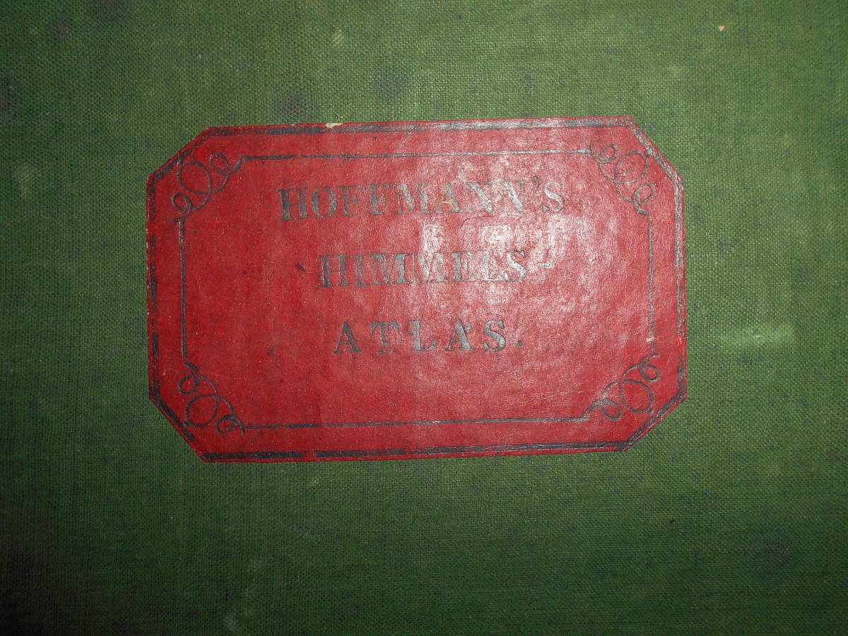 即決1835年ドイツ『ホッフマン星図ハードカバー』星座早見盤、天文暦学書アンティークAstronomy, Star map, Celestial chart, Planisphere 自然科学と技術 即決1835年ドイツ『ホッフマン星図ハードカバー』星座早見盤、天文暦学書アンティークAstronomy, Star map, Celestial chart, Planisphere 自然科学と技術