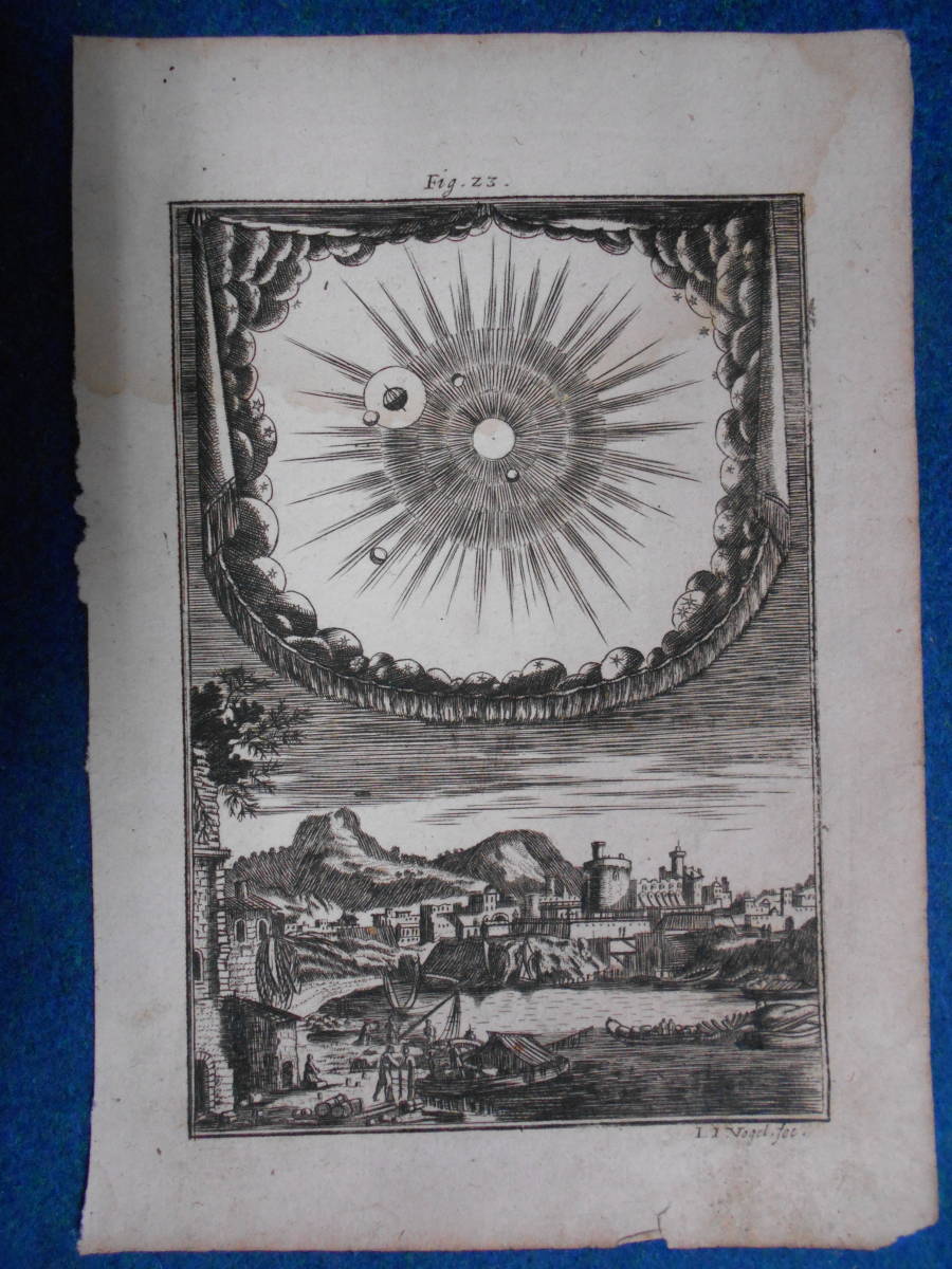 即決1717年『マレー世界の叙述太陽系』星座早見盤、天文暦学書、星図、アンティーク、Astronomy,Star map, Celestial chart, Planisphere