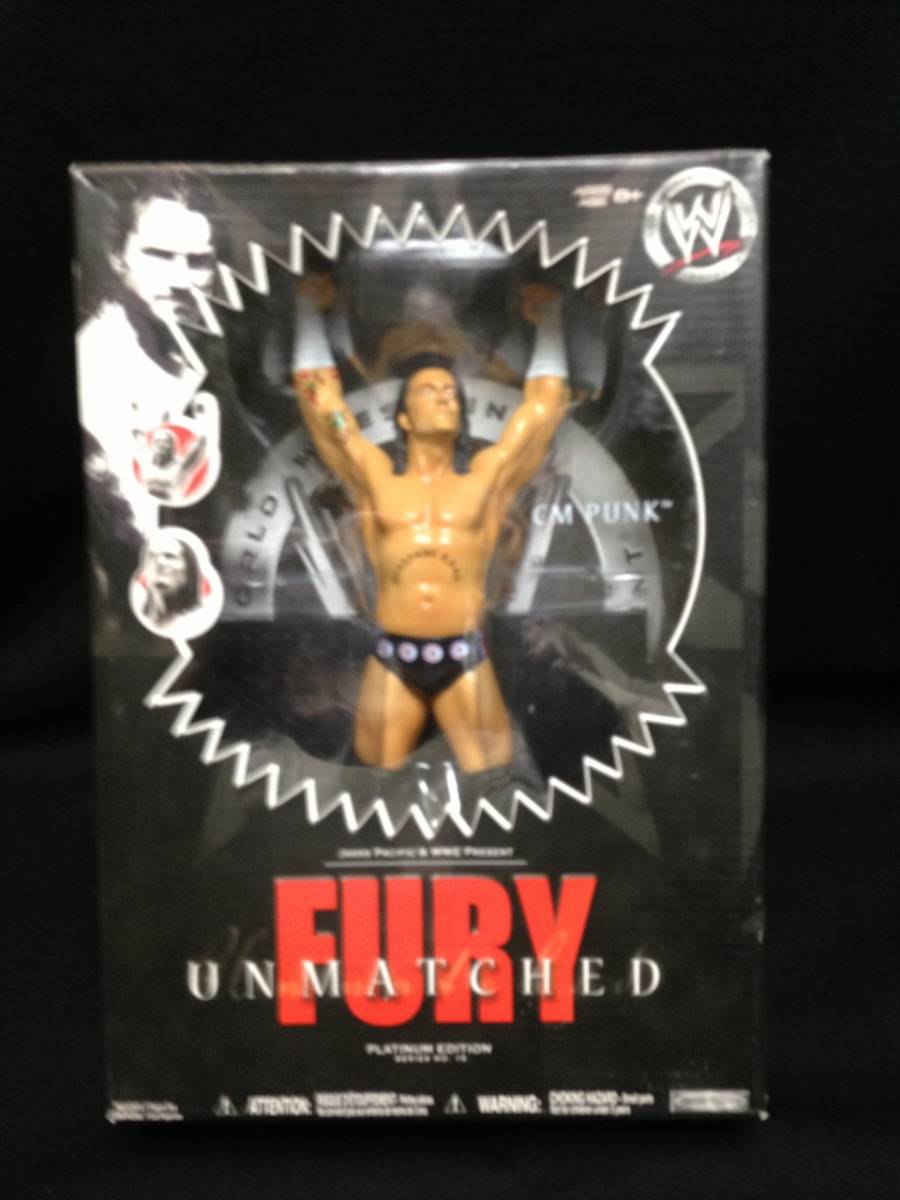 JAKKS：WWE UNMATCHED FURY SERIES 15 CMパンク（未開封品）