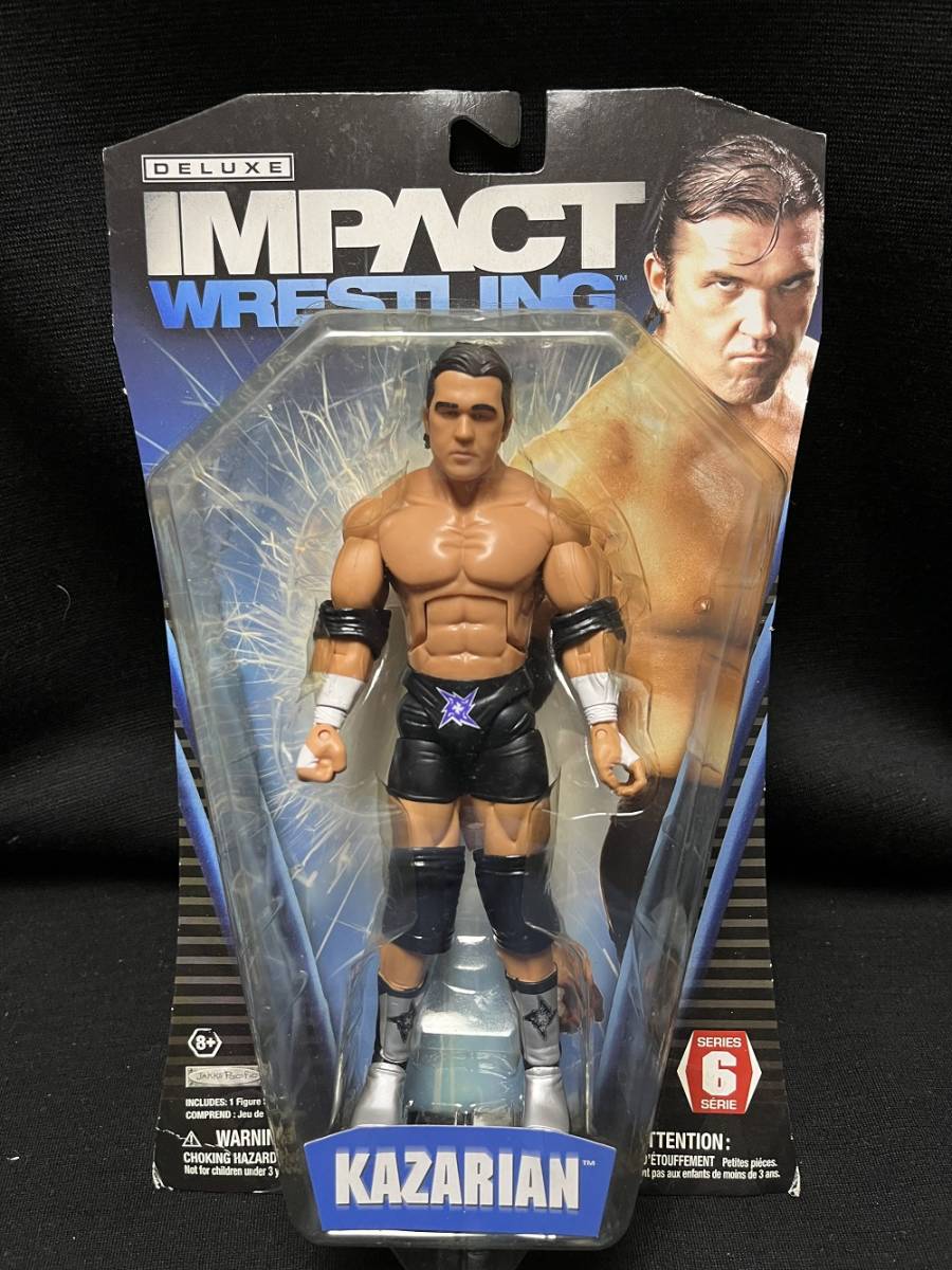 保証書付】 JAKKS：TNA DELUXE IMPACT Series 6 カザリアン （未開封品