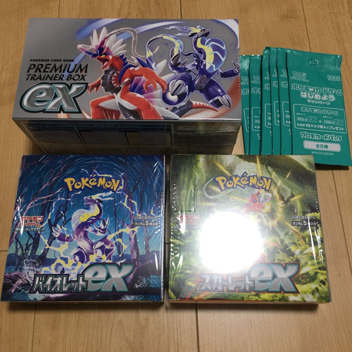 ポケカ スカーレットex 1BOX シュリンク付き プロモ付き-