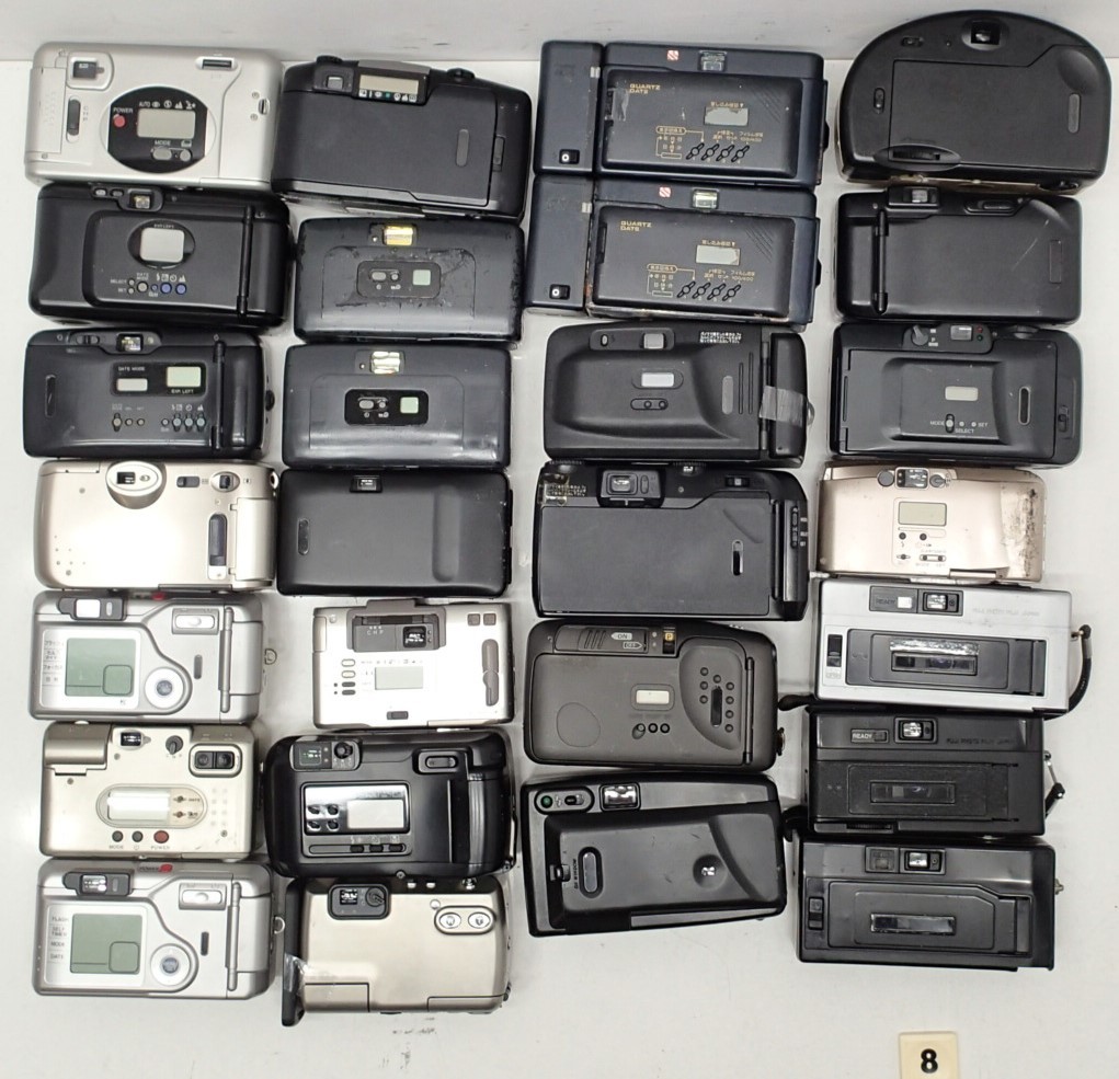 M8C 大量 ３７個 ポケット コンパクト インスタント フィルム カメラ オリンパス ニコン キャノン フジフィルム コニカ 等 ジャンクの画像4