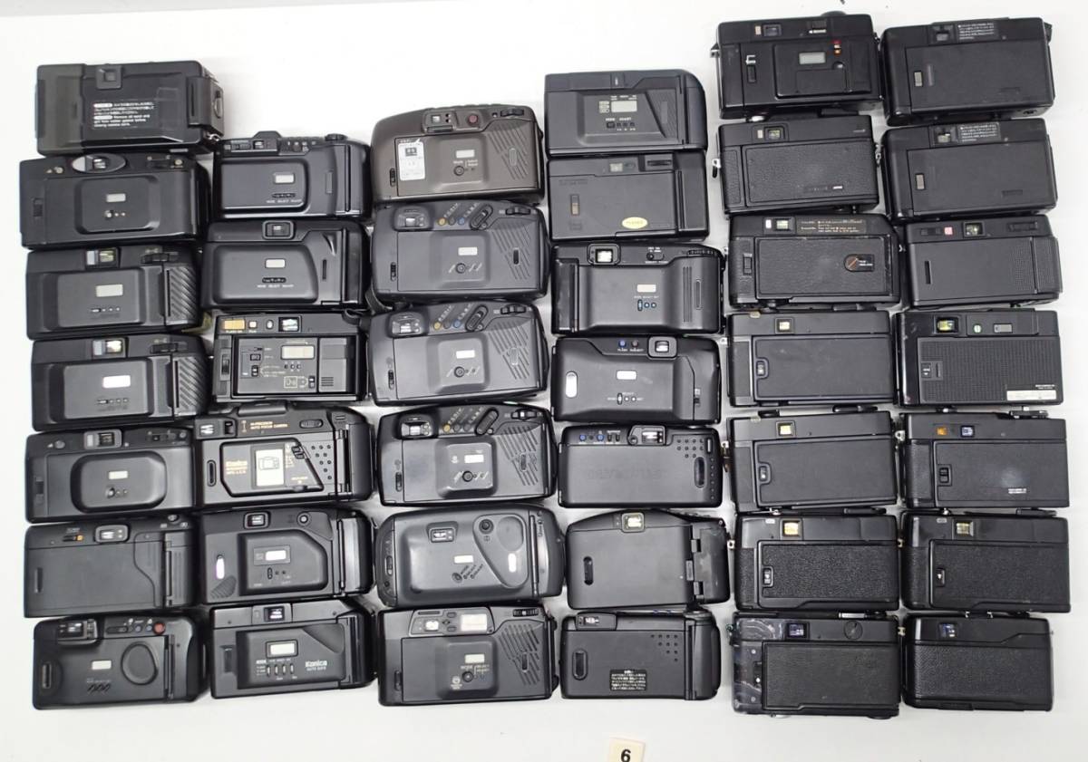 M6D 大量 ４０台 コンパクト フィルム カメラ ポケット ヤシカ コダック オリンパス コニカ リコー 35 FUJIFILM HD-M 等 ジャンクの画像7