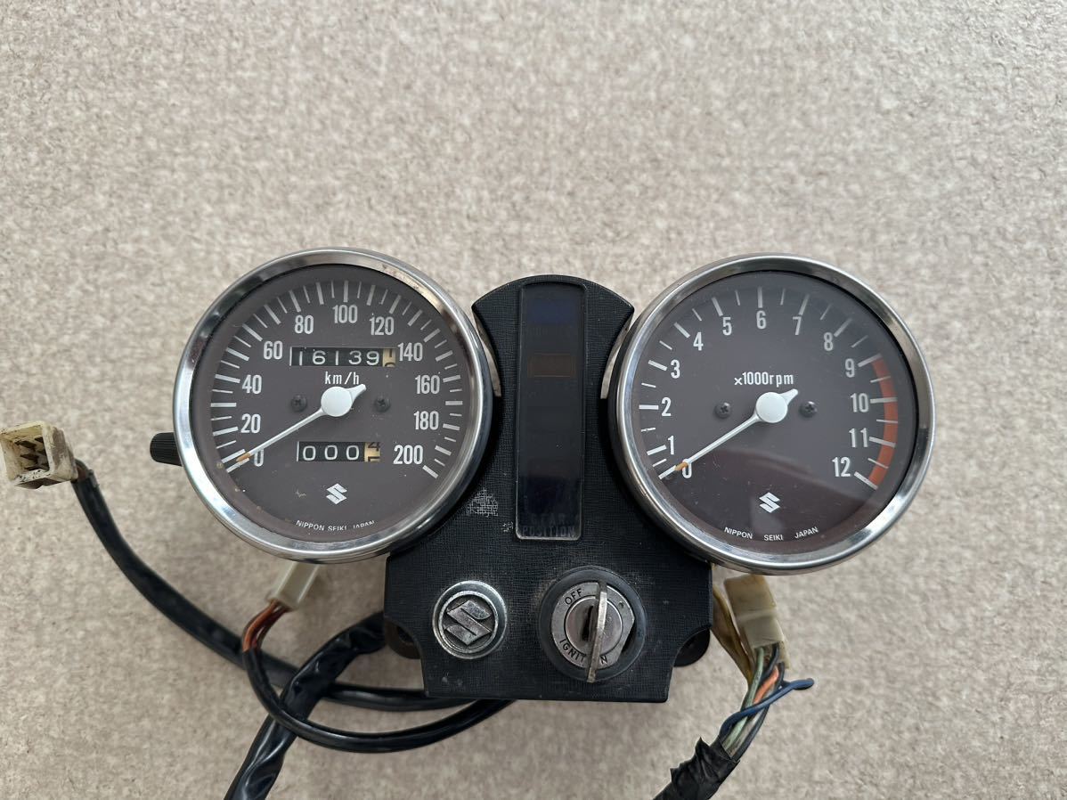 豪華 GS400 GSX400E ザリ 前期型 Premium スピードメーター