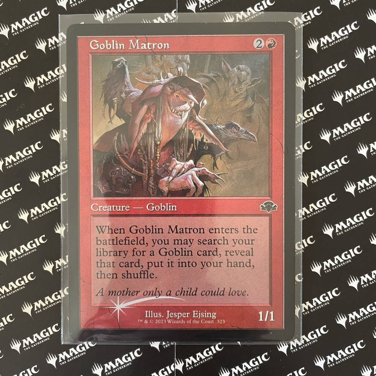 オータムセール MTG ゴブリンの女看守 7ED 日本語 foil 傷あり特価