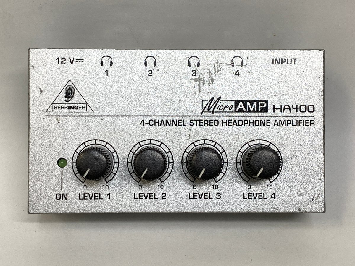数量限定】 ベリンガー BEHRINGER HA400 MICROAMP ヘッドホンアンプ