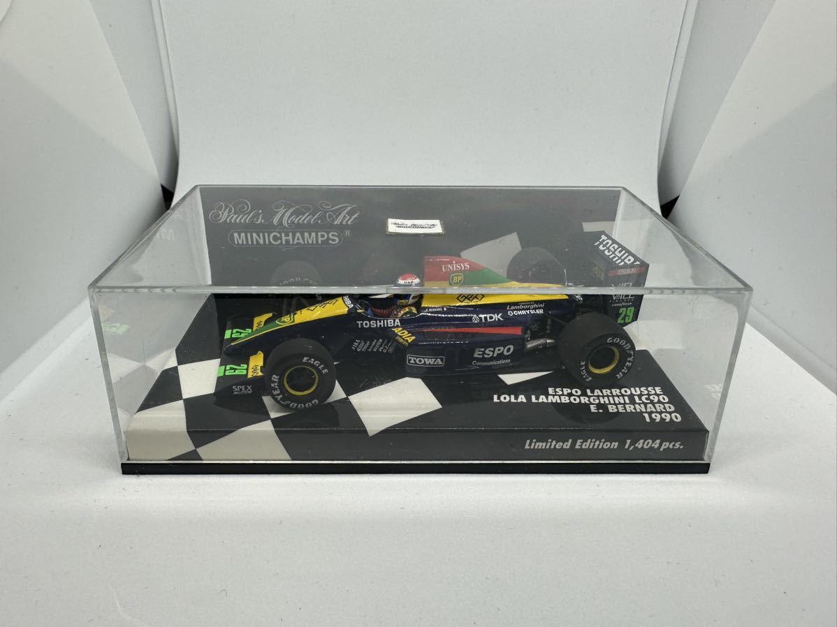 エスポ ラルース ランボルギーニ ローラ LC90 E.ベルナール 1990 （1/43スケール MINICHAMPS 400900029）_画像1