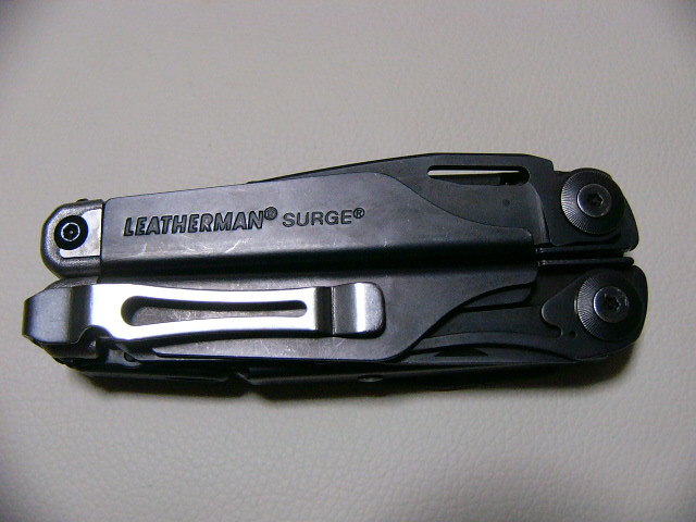 LEATHERMAN SURGE Black LTJマーク付き レザーマン サージ ブラック の画像5