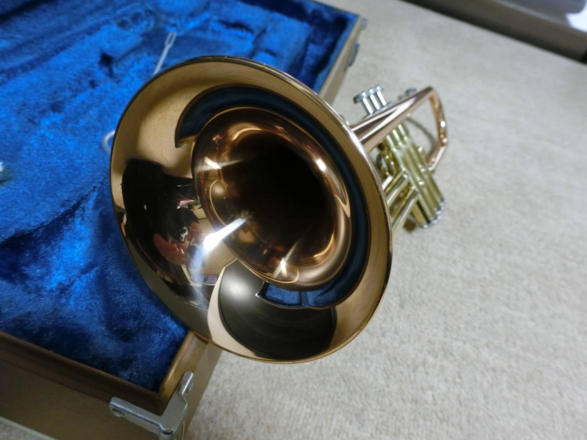☆品 YAMAHA トランペット YTR-332 赤ベル ハードケース付 ③