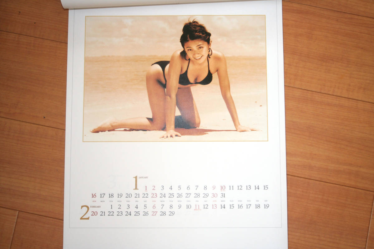 松田純さんの 2000年カレンダー 非売品の画像6