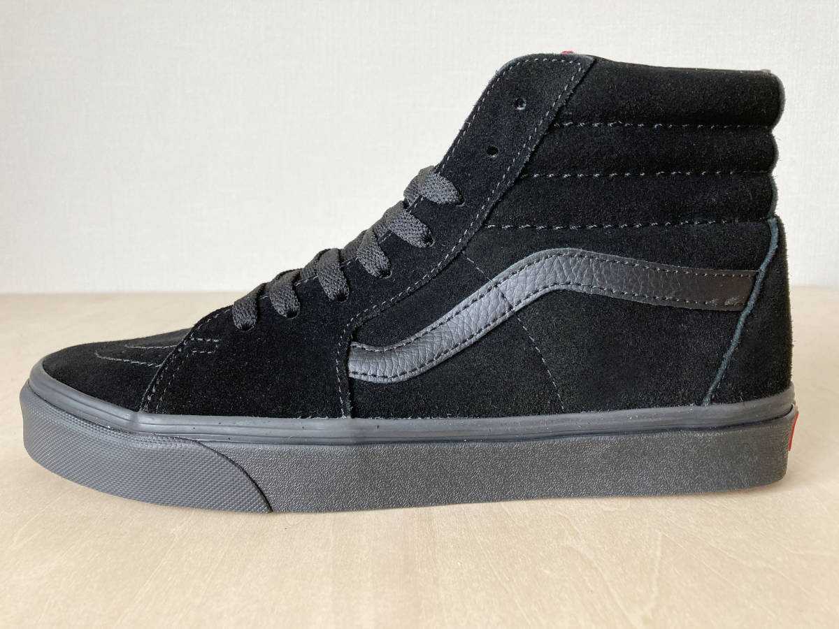 28cm バンズ スケハイ VANS SK8-HI SUEDE BLACK/BLACK US10/28cm VN000D5IBKA_画像3