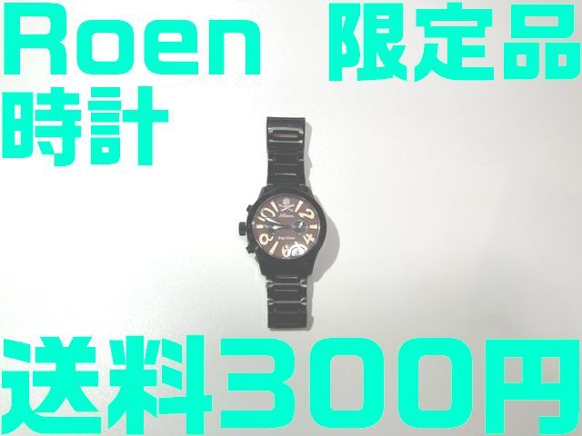 【保証付】【当日発送】【ロエン×エンジェルクローバー】500個限定品 赤文字盤 QZ メンズ腕時計 roen_画像1