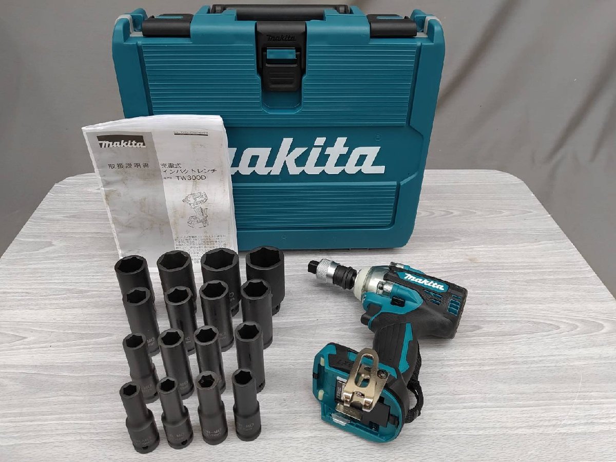 〇t1098【中古】makita マキタ 18v TW300D 充電式インパクトレンチ