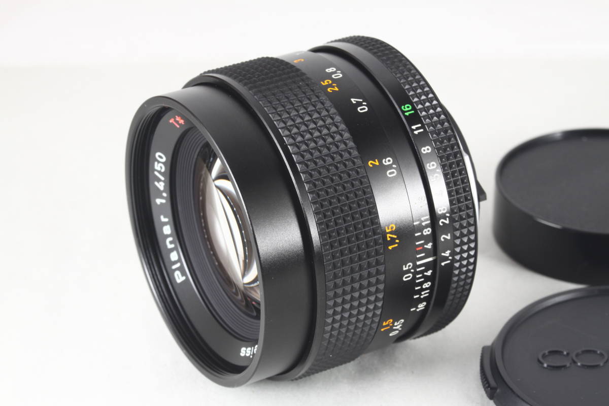 ☆新品級美観☆ CONTAX Planar 50mm F1.4 T MMJ Carl Zeiss ☆完動品