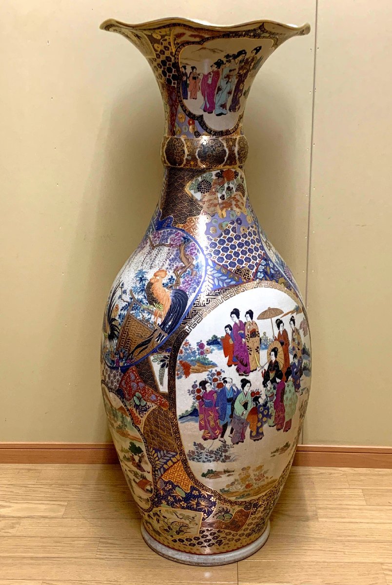 古い薩摩焼花瓶 www.grupo-syz.com