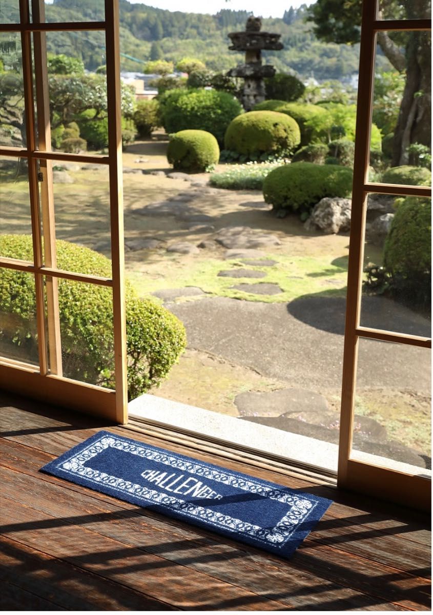 新品 新作 L CHALLENGER チャレンジャ WELCOME MAT ネイビー 新品 新作 L CHALLENGER チャレンジャ WELCOME MAT ネイビー