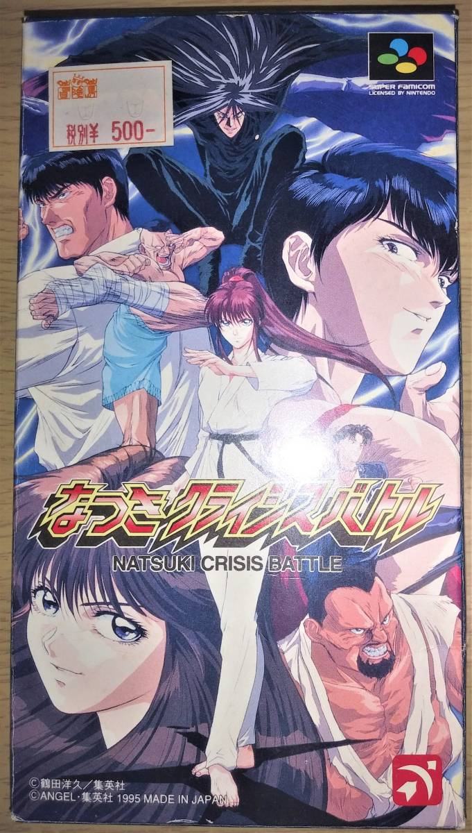 【箱・説明書付】SFC スーパーファミコン なつきクライシス 鶴田洋久 集英社 エンジェル バンダイ