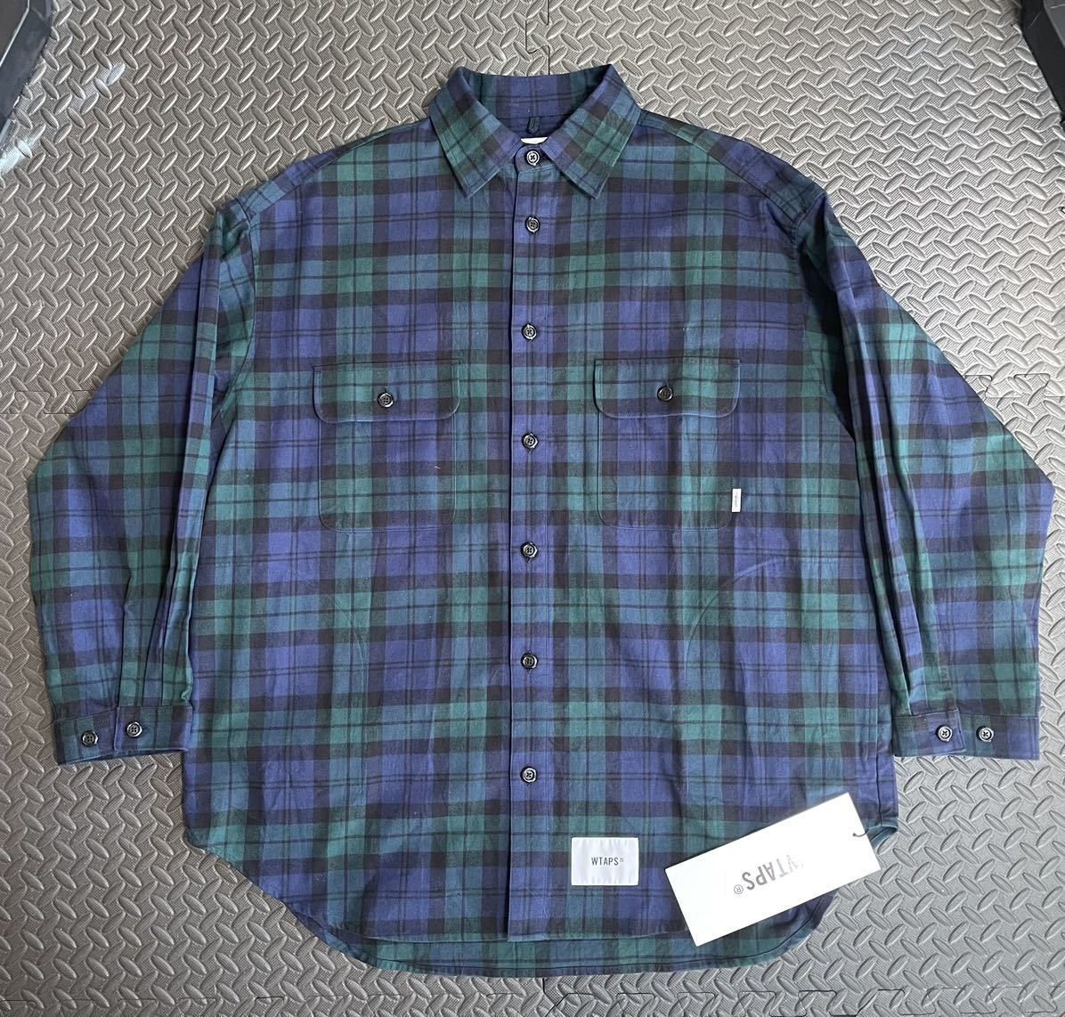 WTAPS WCPO 02 LS COTTON FLANNEL TEXTILE シャツ | celebrity-clinic.com