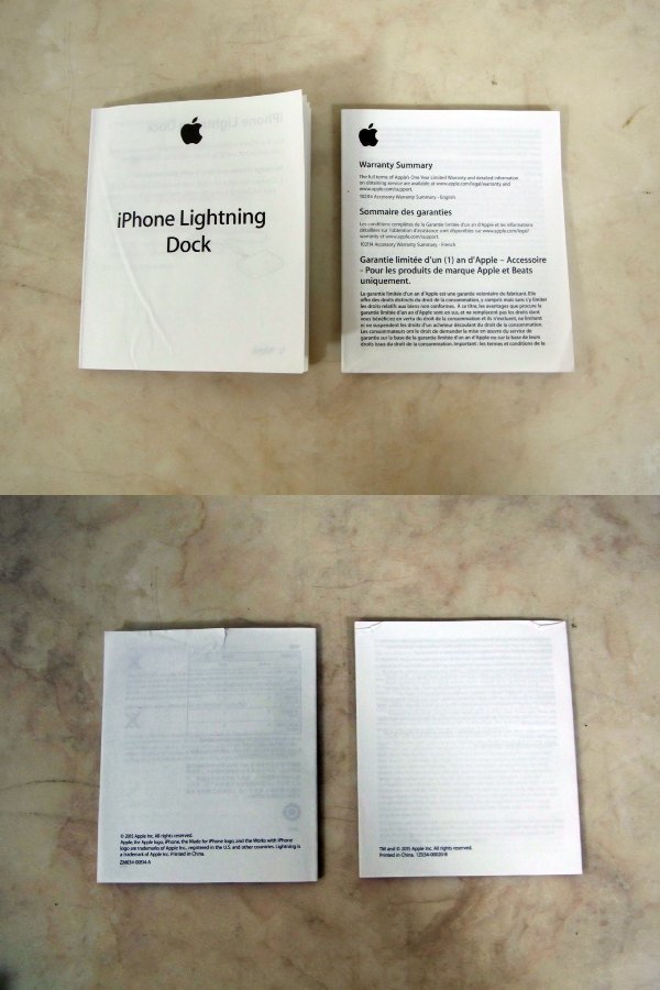 ■中古品■Apple iPhone Lightning Dock ゴールド ML8K2AM/A（管理11122121312253WY）の画像6