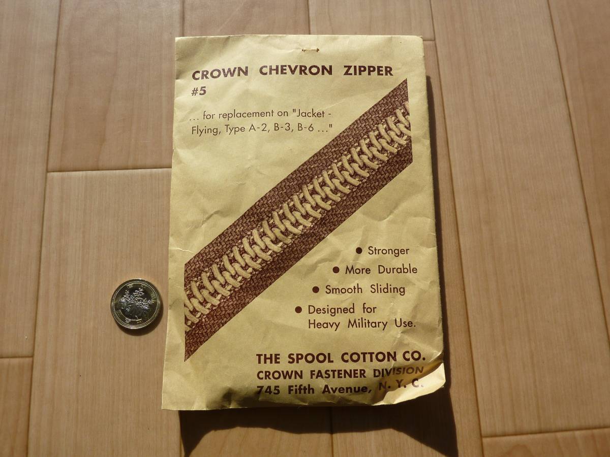 *CROWN CHEVRON ZIPPER: Crown zipper ( free shipping )