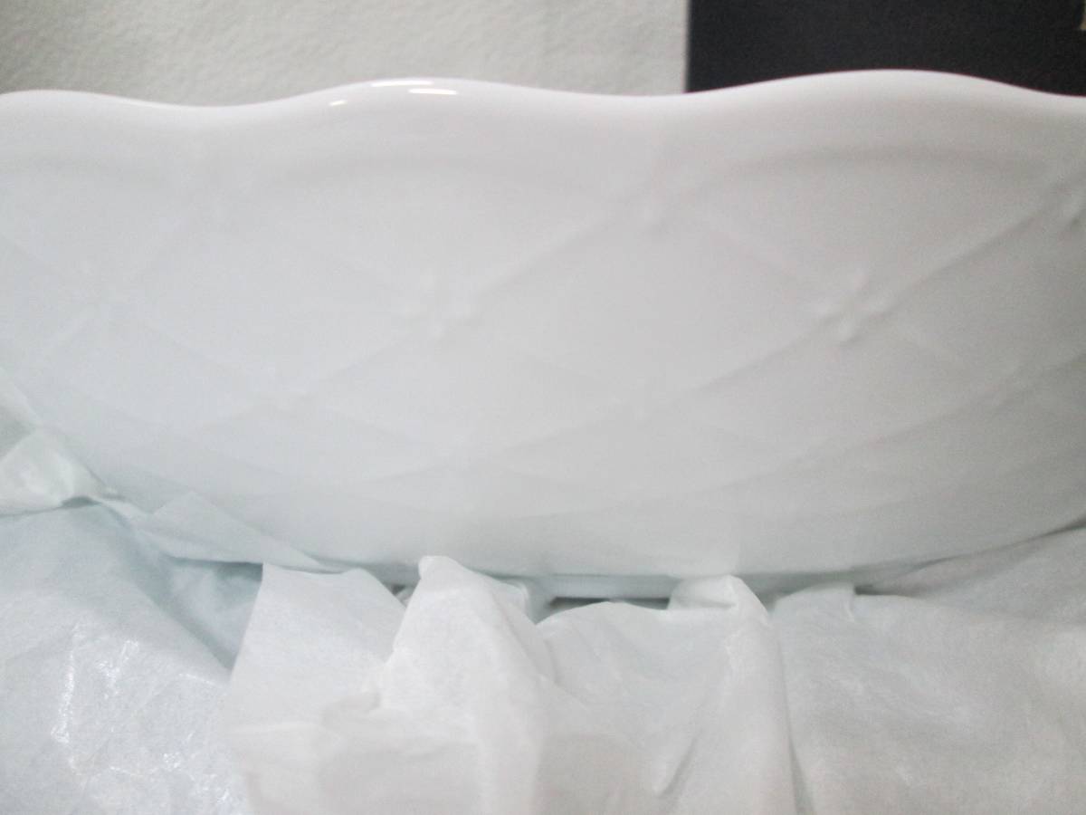 MIKIMOTO ミキモト オーバルボウル 白鉢の画像2