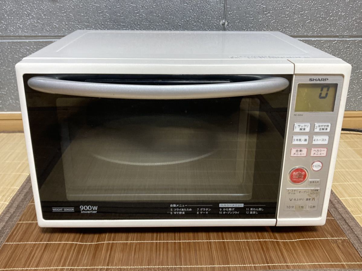 ヤフオク! - 動作確認 SHARP シャープ 電子レンジ RE-S20...