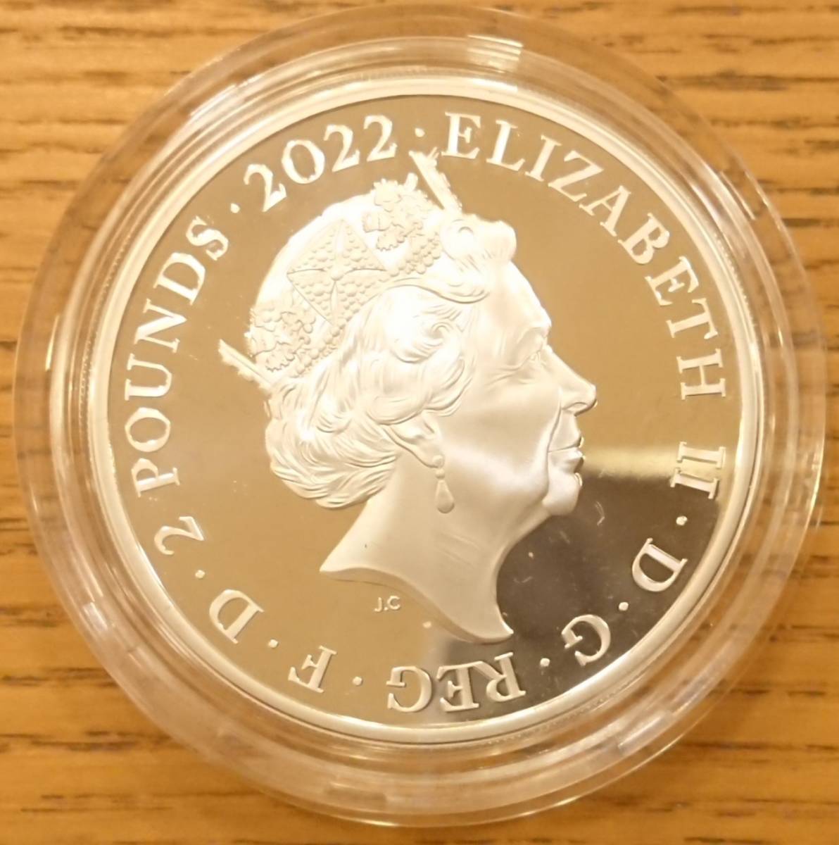 2022 イギリス ローリング・ストーンズ 60周年 2ポンド プルーフカラー銀貨_画像8