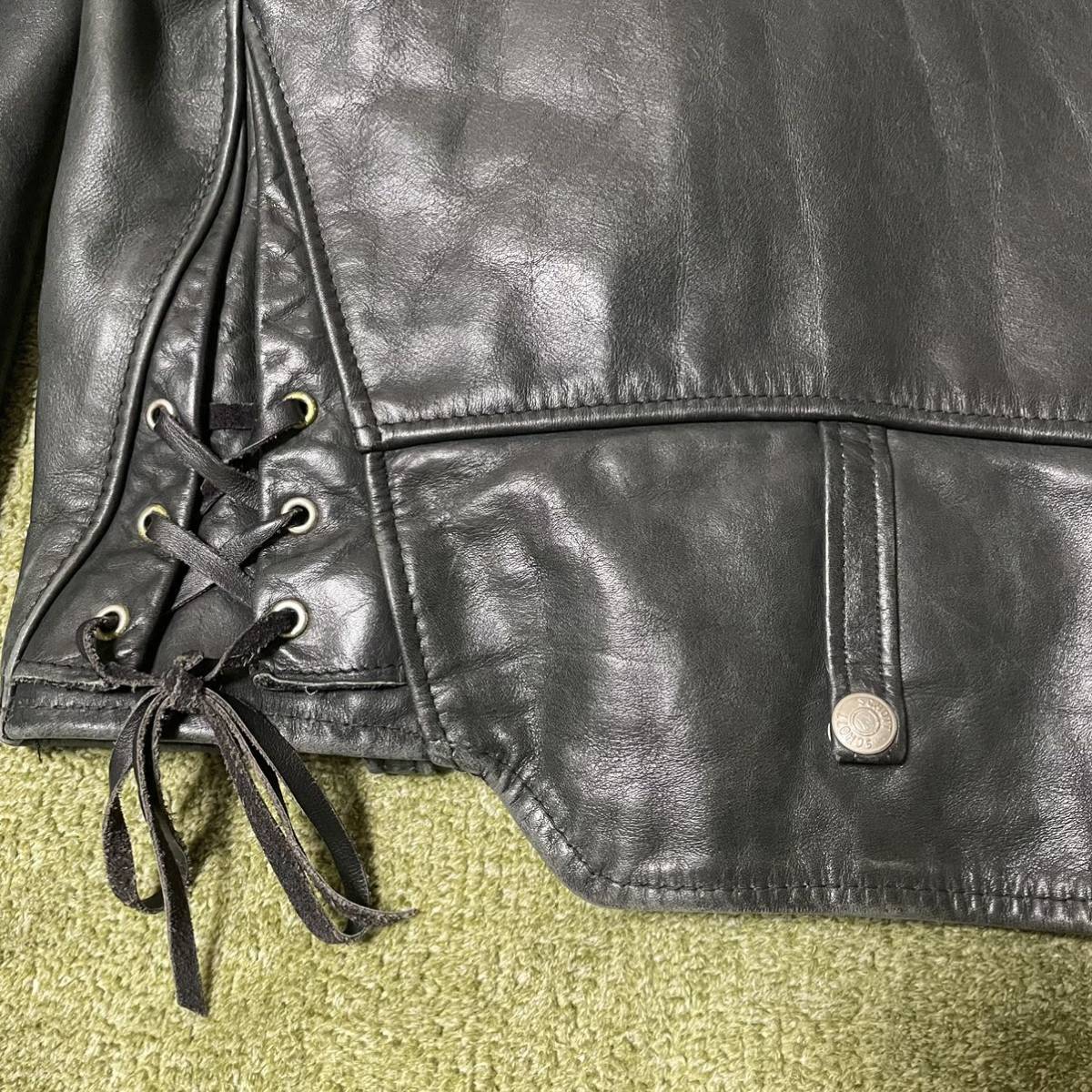 Schott 125 Double Riders Jacket 36 Cowhide Black Lether ダブルライダース CHP