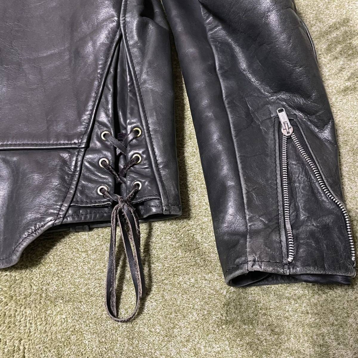 Schott 125 Double Riders Jacket 36 Cowhide Black Lether ダブルライダース CHP