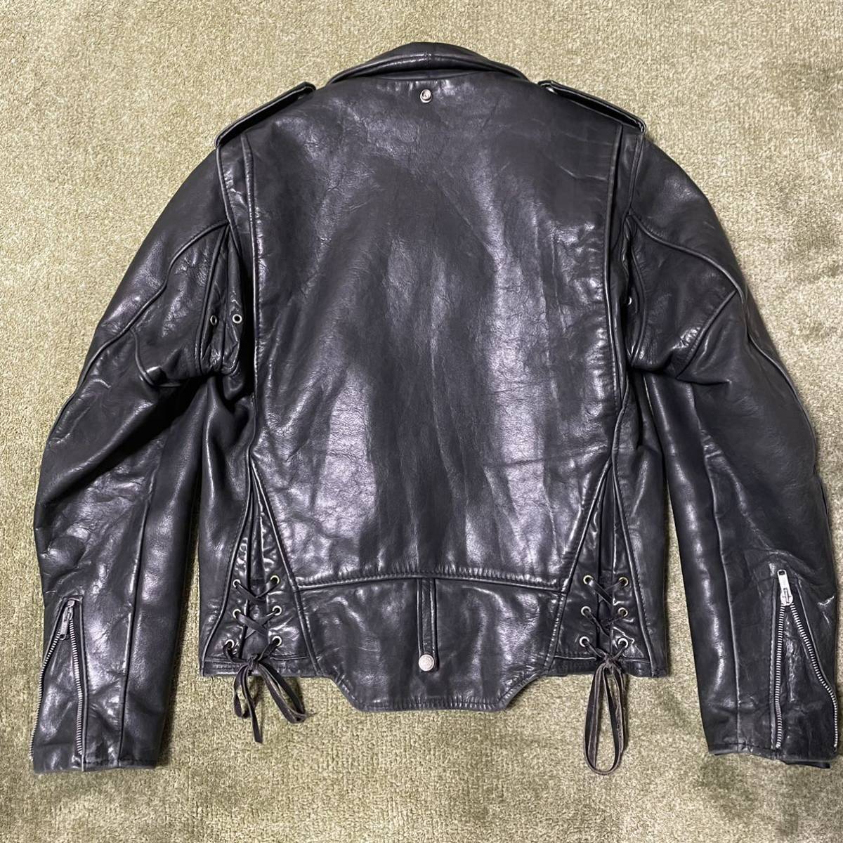 Schott 125 Double Riders Jacket 36 Cowhide Black Lether ダブルライダース CHP