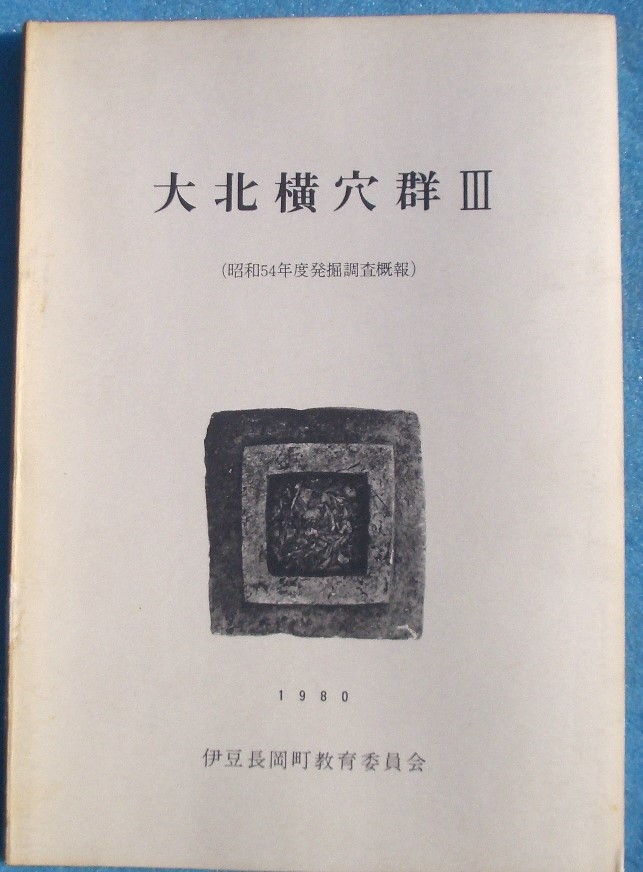 ☆☆△大北横穴群3 昭和54年度発掘調査概報 1980 伊豆長岡町教育委員会_画像1