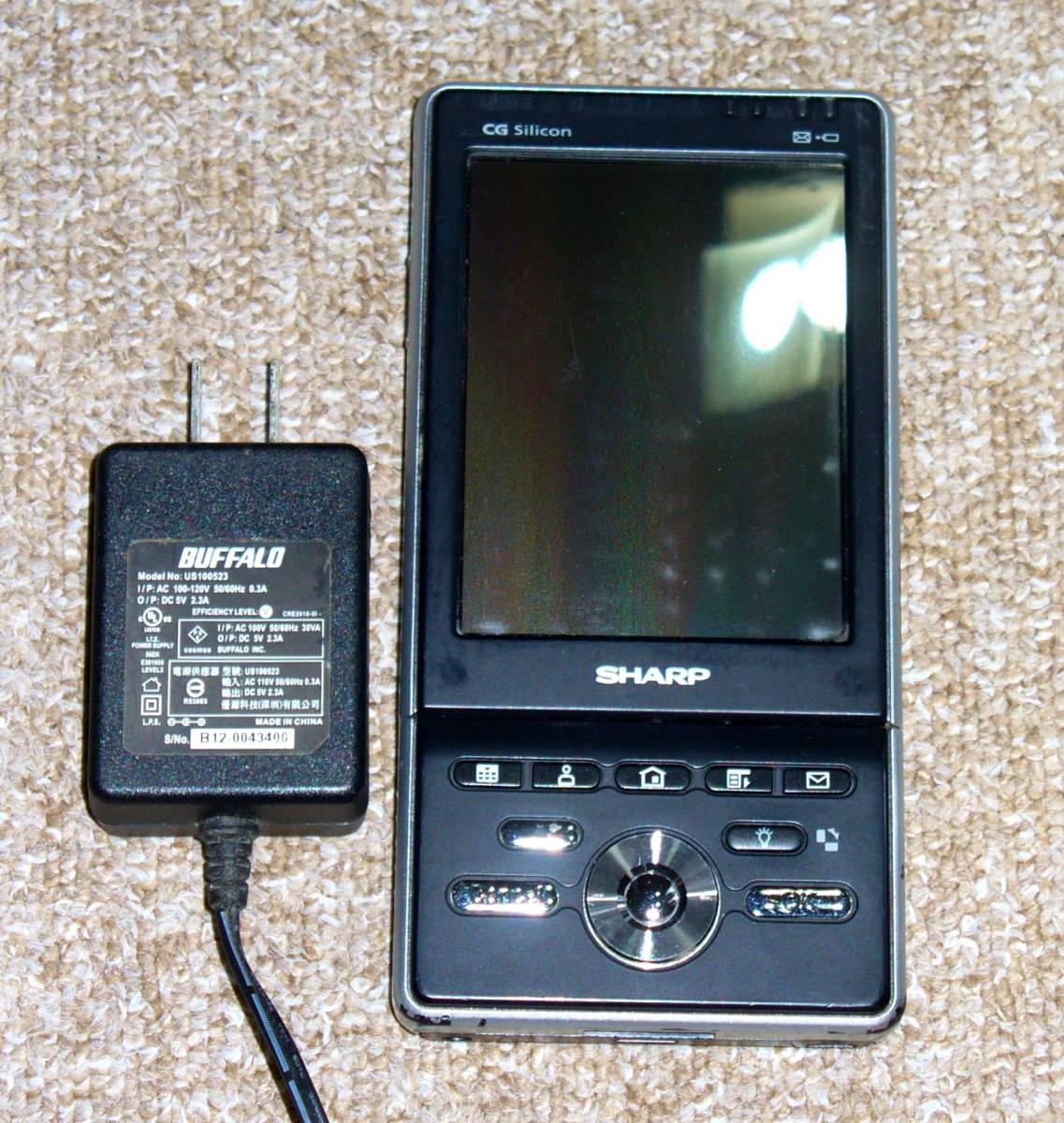 ザウルス SL-6000N★キーボード付★Linux OS搭載★リナザウ★PDA★ジャンク★ACアダプタ付★送料込の画像2