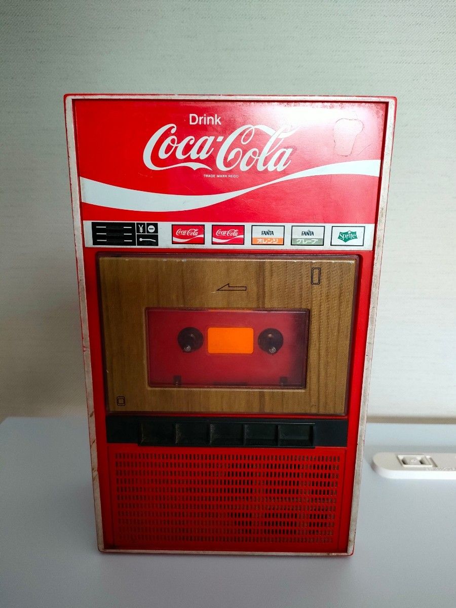 Coca-Cola コカ・コーラ 自動販売機型 カセットテーレコーダー