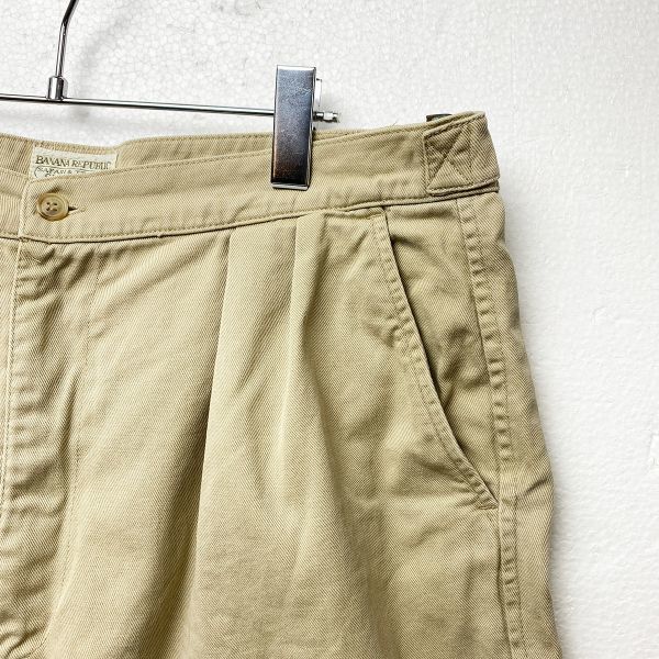 80\'s 90\'s Banana Republic Safari & travel cotton g LUKA shorts (38) short pants banalipa80 period 90 period old tag 