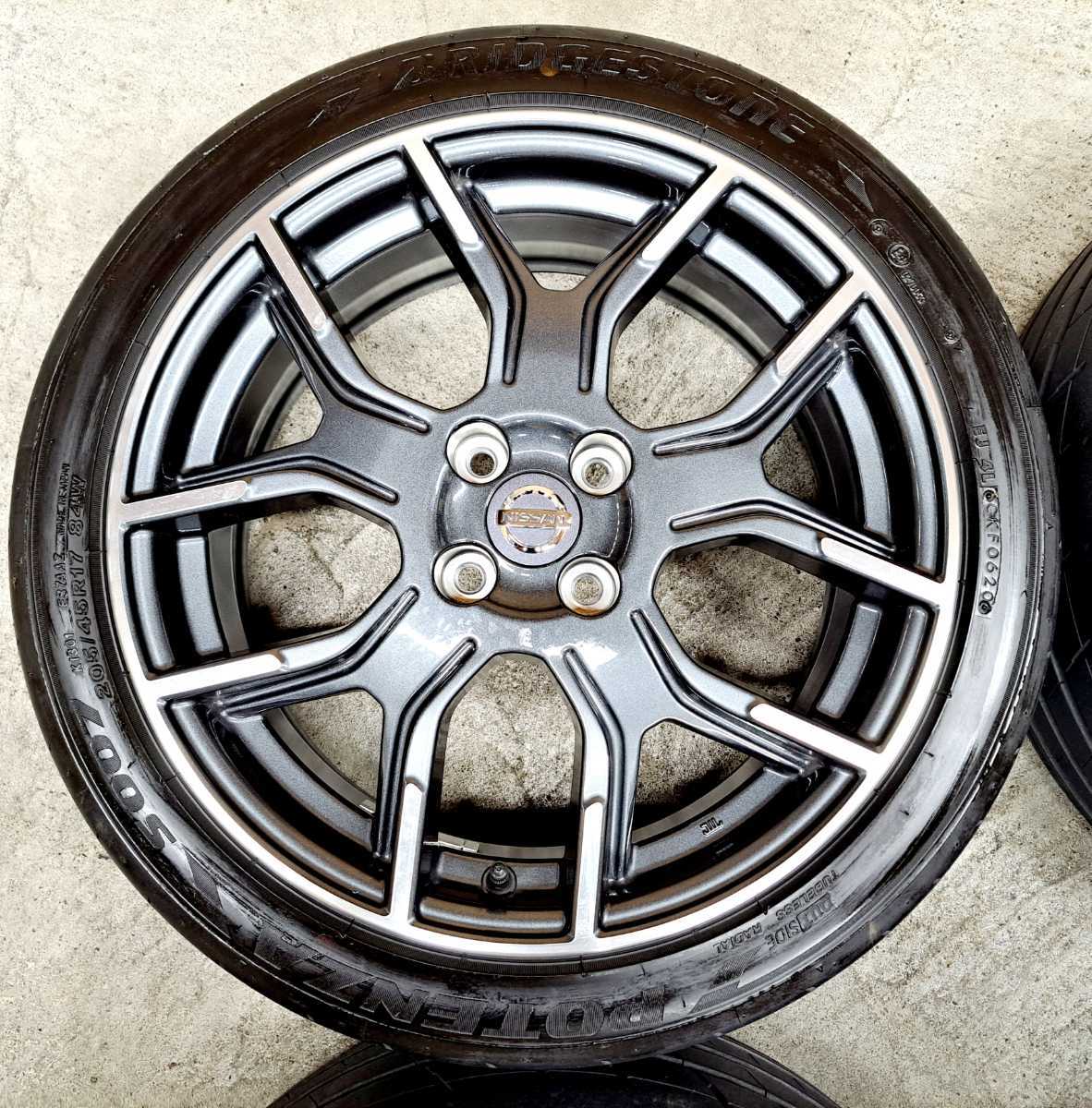 日産ノート Nismo E12 17インチ タイヤホイールセット ホイール