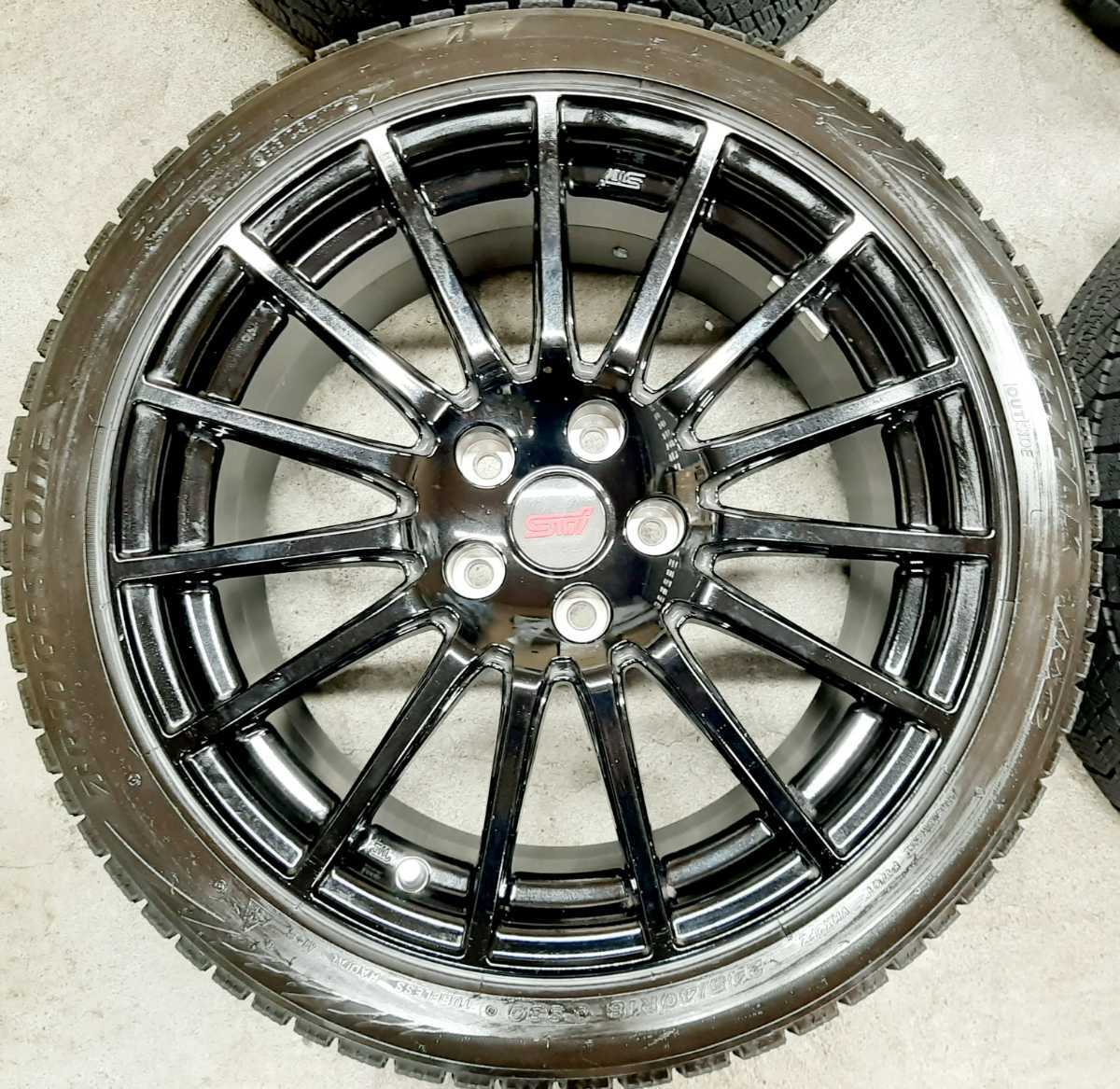 スバル WRX STI 純正オプション スタッドレス 40R18 ブリザックVRX2