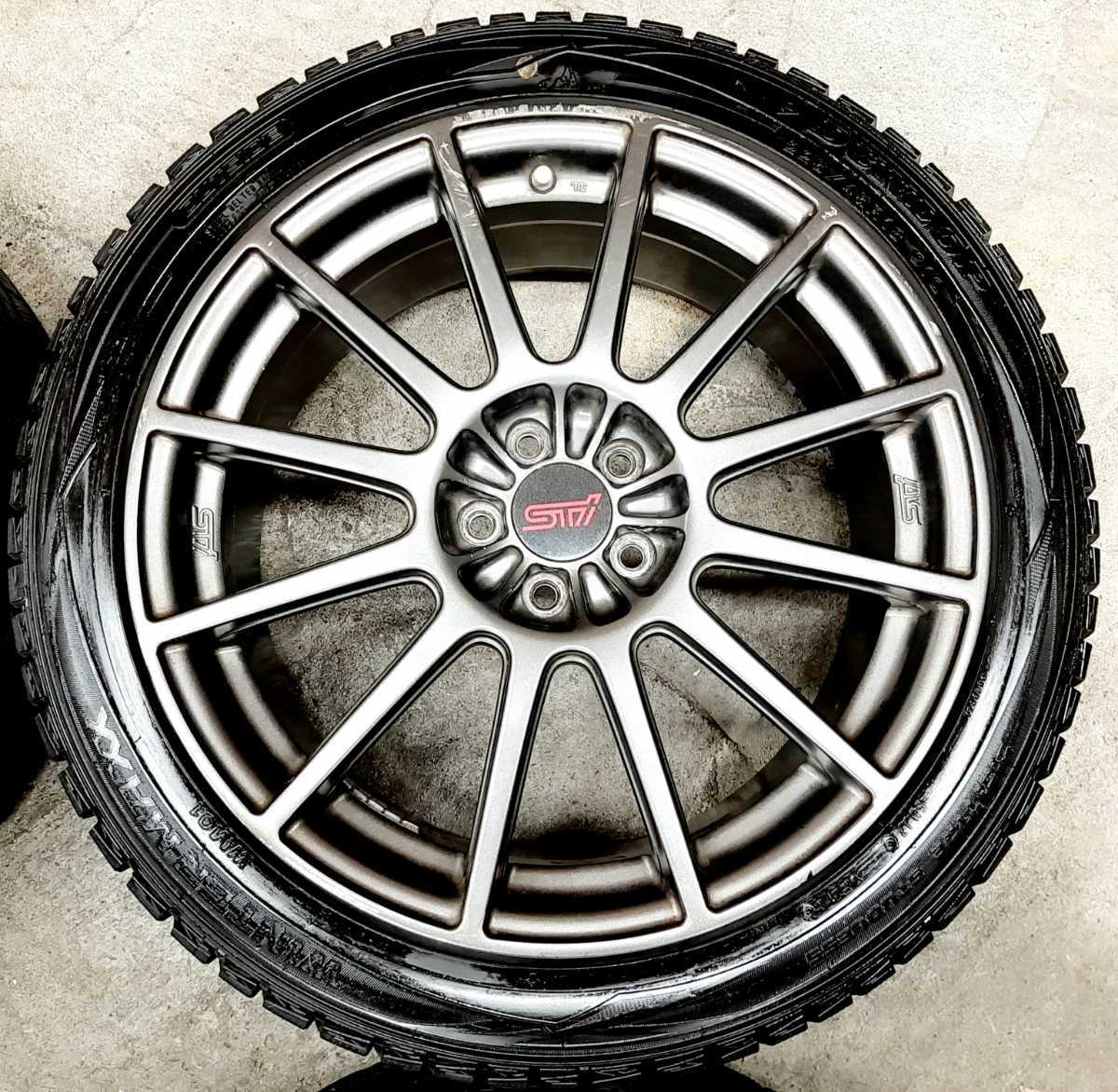 スバル レガシィ STI 純正 オプション ホイールタイヤ スタッドレス