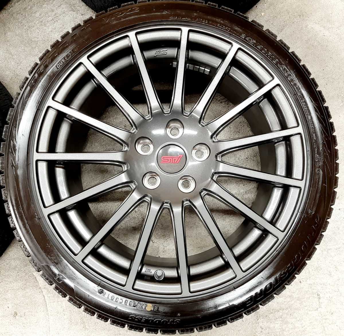 スバル WRX STI 純正オプション スタッドレス 40R18 245 ブリザック