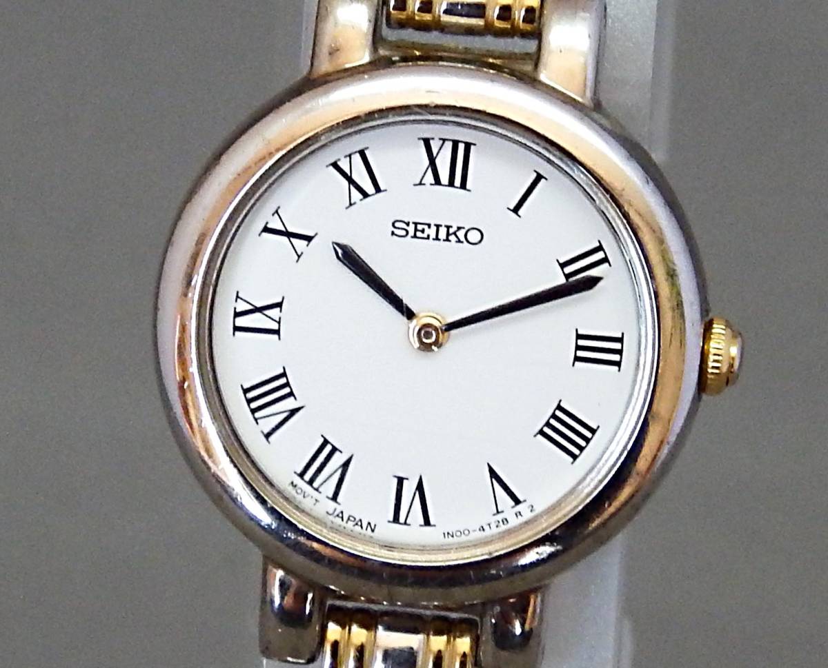 EU-9063#SEIKO Seiko 1N00-1E00 lady's wristwatch 2 hands used : Real Yahoo  auction salling